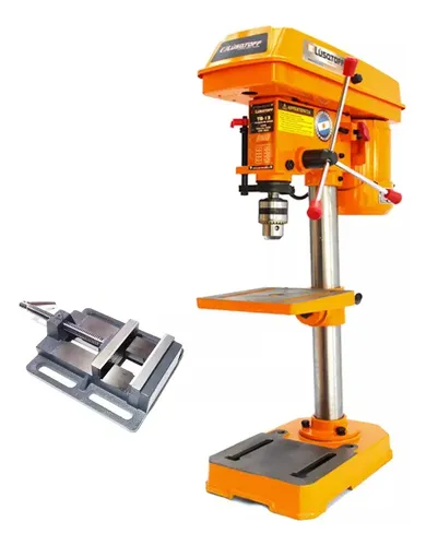 Lusqtoff Taladro De Banco Mandril 16mm 450w Lusqtoff Tbl16-7 + Morsa