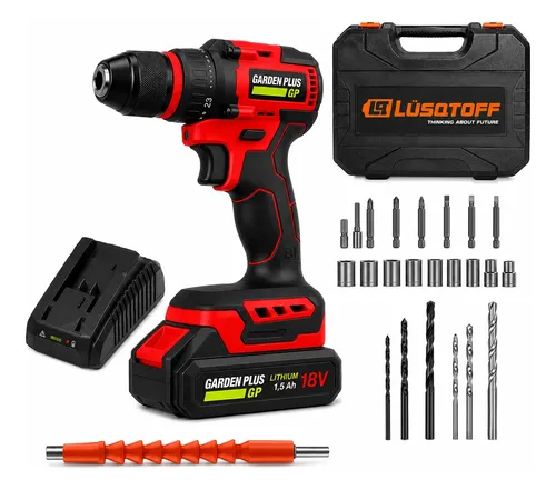 Lusqtoff Taladro Atornillador Lusqtoff Brushless 50nm Vel Variable Amarillo 50