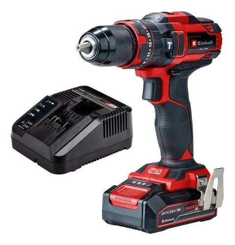 Einhell Taladro Inalambrico Con Percusion Einhell Te-cd 18/44 C/bat. Color Rojo Frecuencia 50 Hz