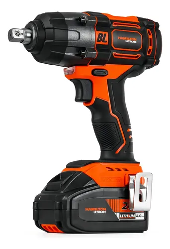Hamilton Hamilton BLT113 Llave De Impacto 513Nm Brushless Encastre 1/2 4ah Bateria Cargador Color Naranja Frecuencia 50/60 Hz